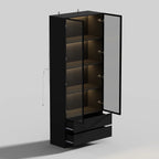 2 Door China Cabinet With 2 Drawer