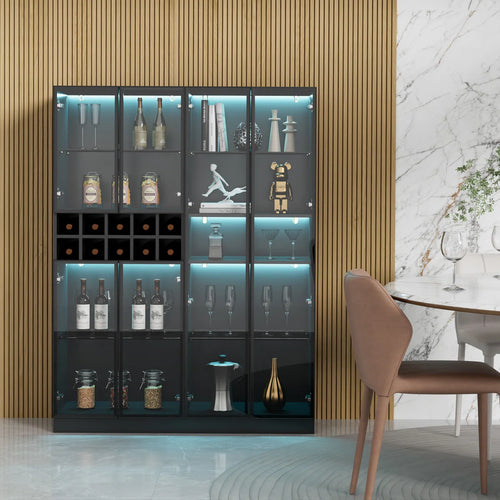 47.2w '' Dining Cabinet With Led Light