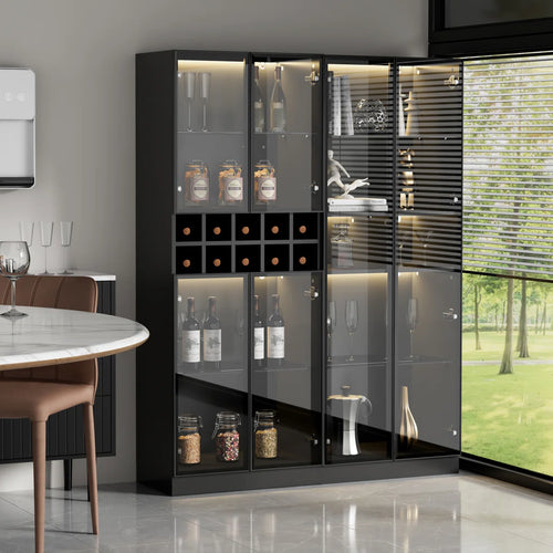 47.2w '' Dining Cabinet With Led Light