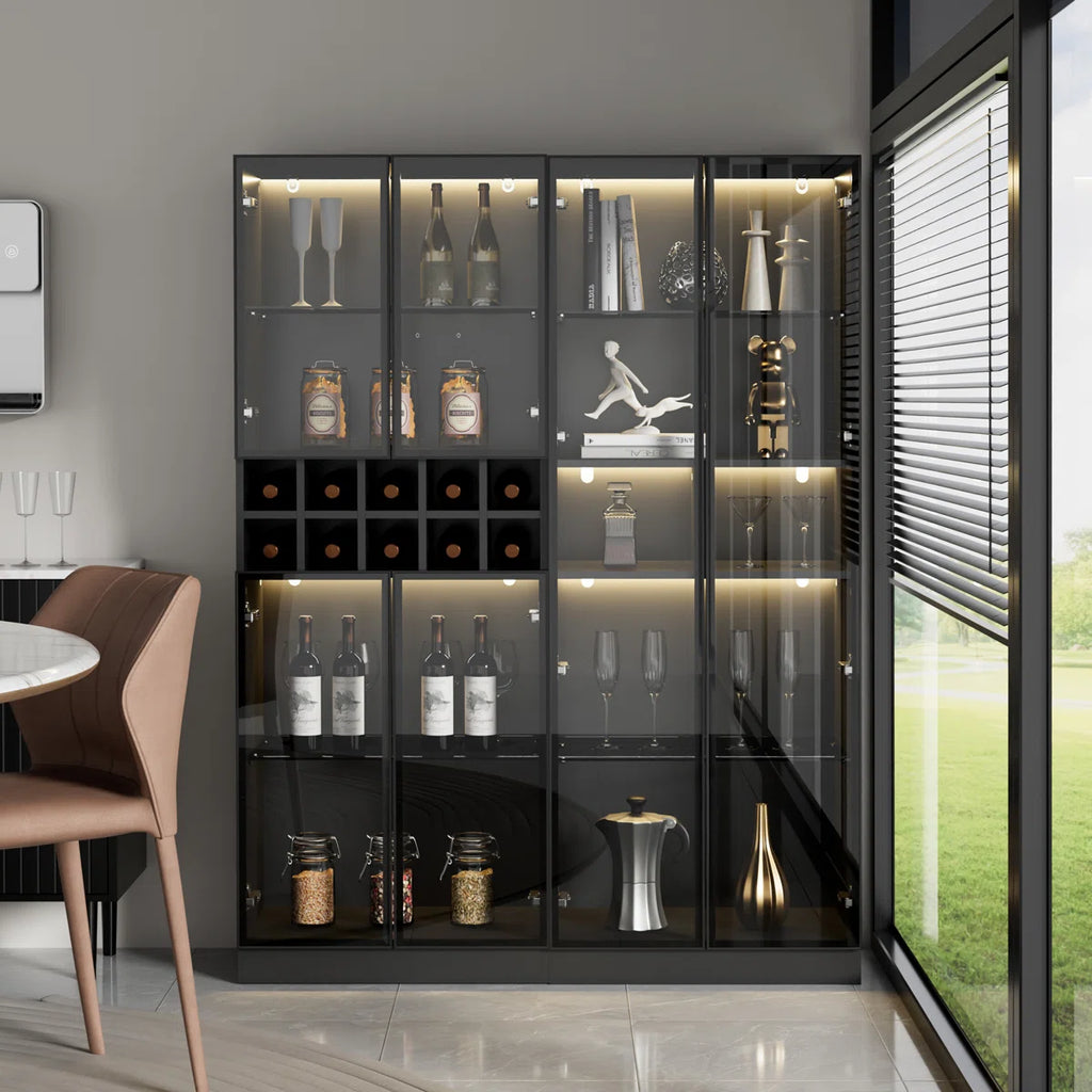 47.2w '' Dining Cabinet With Led Light